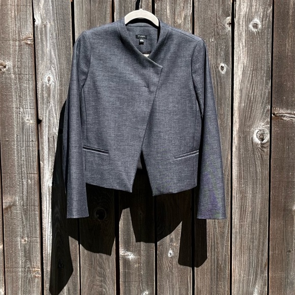 Ann Taylor Factory blue blazer jacket size small - Picture 1 of 17